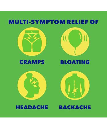 Midol PMS Caffeine-Free Pain Reliever Fast Relief of Pre-Menstrual Period Symptoms such as Irritability Bloating Cramps Breast tenderness Backache Headaches and Muscle Aches (40 Caplets) 40 Count (Pack of 1) - Buy Online on GoSupps.com