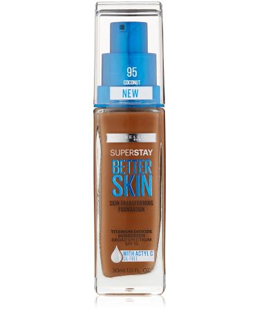 Maybelline New York Superstay Better Skin Foundation  Coconut  1 Fluid Ounce