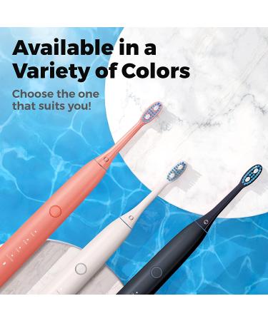 Hyslor Sonic Electric Toothbrush with 6 Brush Heads | Rechargeable Power Toothbrush | 4 Modes | Blue Cosmic Blue - Buy Online on GoSupps.com