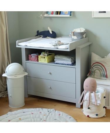 Kindsgut Diaper Wal Light Gray - Refill Film Included Odor-Tight Easy Cleaning Eco-Friendly Materials Beautiful Whale Design - Buy Online on GoSupps.com