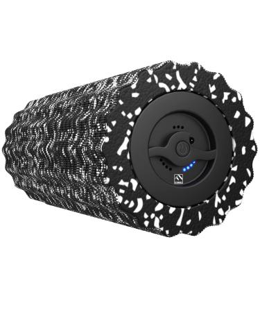 FITINDEX Electric Foam Roller 4 - Speed Vibrating Yoga Massage Muscle Roller, Deep Trigger Point Sports Massage, High-Intensity Massager Roller with Rechargeable Function - Black