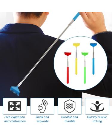 4-Piece Back Scratcher Set - Stainless Steel Telescopic Rods for Itching Relief | Perfect Gift for Men & Women | Ideal Christmas Present - Buy Online on GoSupps.com