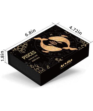 Aovila Pisces Crystals Zodiac Gift Set | Healing Crystals & Birthstones | Astrology Horoscope Box Set for Star Sign Gifts - Buy Online on GoSupps.com