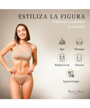 Marie d'Argan Duo Gel Reducer Kit 1000 ml c/u Body Gel with Camphor European Ivy and Laminaria Algae Firms Shapes and Fights Cellulite Natural Care Without Parabens - Buy Online on GoSupps.com
