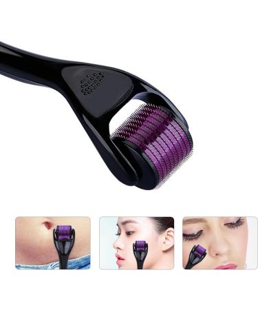 WEBSUN Derma Roller 1.0mm Micro Needle Face Roller for Stretch Marks Acne Scars Hair Loss Skin Needle Roller (1.0mm Black) - Buy Online on GoSupps.com