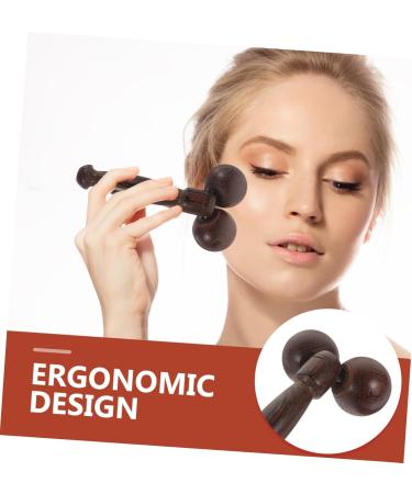 FOMIYES Chicken Wing Wood Massager & Face Roller - Premium Relaxation Tools for Women | Eye & Facial Massage Therapy - Buy Online on GoSupps.com