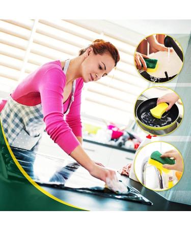 Sponge wipe high-density dipping 20 pieces of kitchen dishwashing sponge housework cleaning sponge block dish cloth rag - Buy Online on GoSupps.com