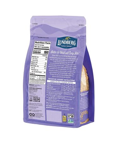 Organic California Brown Jasmine Rice - Lundberg Family Farms, Gluten-Free & High Fiber (32 oz) - Buy Online on GoSupps.com