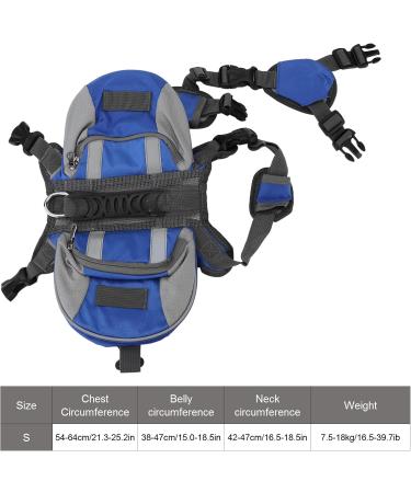 Pssopp Dog Saddle Bags - Nylon Hound Travel & Camping Backpack with Reflective Features - Breathable Dog Backpack with Pocket (Small) - Buy Online on GoSupps.com