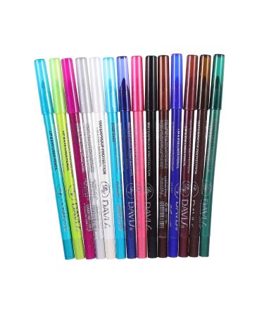 PAMINGONO 14pcs Eyeshadow Pencil Set Eye Lining Pencil Girl Eyeliner Pencil Eye Makeup Accessory Makeup Pencil Cosmetics Pencil Cosmetic Accessories Eyeliner Drawing Tool Eye Lining Tool