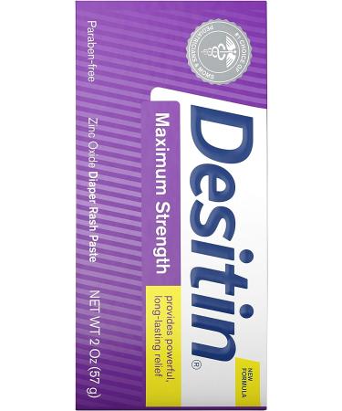 Desitin Maximum Strength Baby Diaper Rash Cream 2oz Travel Size | 40% Zinc Oxide - Buy Online on GoSupps.com