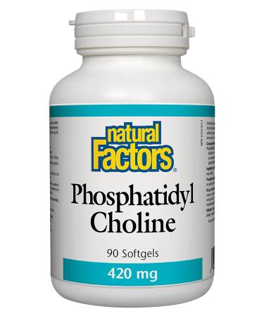 Natural Factors Phosphatidyl Choline (PC) 420 mg 90 Softgels - Buy Online on GoSupps.com