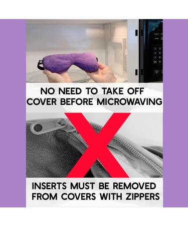 Buy Dry Eye Mask | Warm Eye Compress & Moist Heat Relief for Styes | Weighted Eye Mask for Sleep | Purple/Black - Buy Online on GoSupps.com