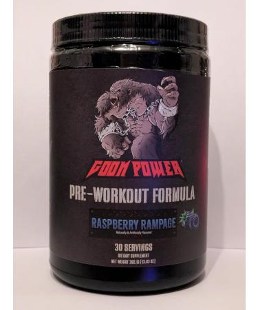 GOON Power Pre-Workout Powder Raspberry Rampage | 350mg Caffeine Energy & Focus | Pumps & Endurance Formula | Veteran-Owned | 30 Servings - Buy Online on GoSupps.com