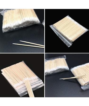 Kisbeibi Biodegradable Cotton Swabs - 300 Pack Natural Wooden Sticks for Ear Cleaning Makeup & Daily Use - Eco-Friendly Pointed Q-Tips - Buy Online on GoSupps.com