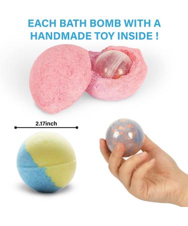 Bath Bombs for Kids - 10 Pack Bubble Bath Bombs Gift Set with Marine Toys Inside. Ideal Holiday Gift for Women, Girls, and Kids - Buy Online on GoSupps.com