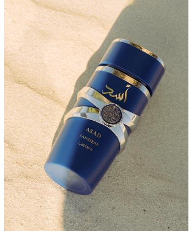 Lattafa Asad Zanzibar for Men Eau de Parfum Spray. 3.4 Ounce Modern - Buy Online on GoSupps.com