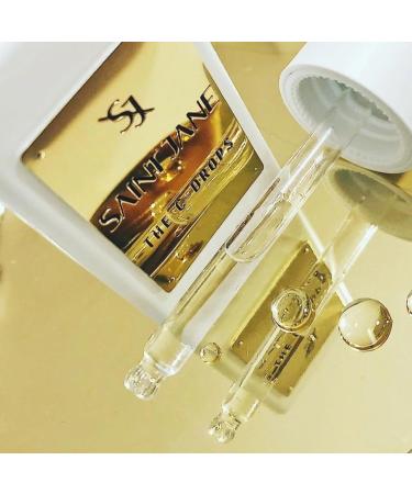 SAINT JANE Vitamin C Glow Drops Serum | Luxury Floral-Infused Clean Skincare (1 fl oz) - International Shipping Available - Buy Online on GoSupps.com