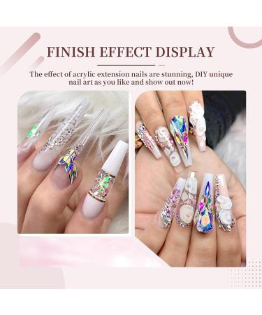 Saviland Clear Acrylic Powder 2.12 OZ - Professional Large Capacity Nail Polymer for Extension & French Manicure | Ideal Christmas Gift for Nail Salons & Home DIY - A1-Clear Acrylic Powder - Buy Online on GoSupps.com