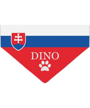 Personalized Dog Hollow - Football & Olympic Games Triangular Cloth for Pets | Slovakia Flag | International Shipping - Buy Online on GoSupps.com