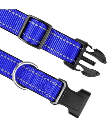 Shop Joytale Reflective Dog Collar for Large & XL Dogs - Royal Blue (Pack of 1) | Durable & Stylish - Buy Online on GoSupps.com