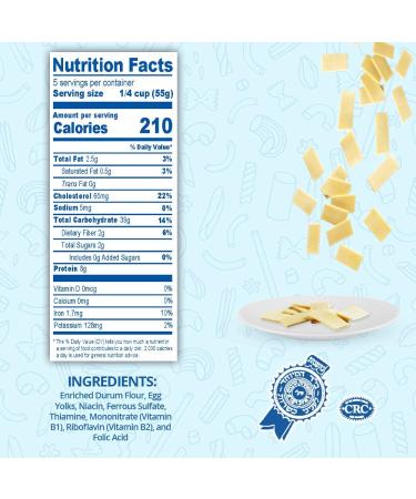 Chuster Square Quadretti Pasta Flakes 3 Pack (10oz) for Soups & Stews | Enriched Mini Noodles | Cooks in 10 Minutes | Low Sodium, Kosher Pareve | Square Flakes Large | Bulk Pack of 3 - Buy Online on GoSupps.com