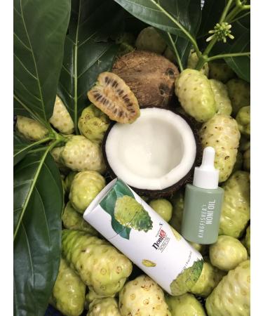 Kingfisher's Noni Oil Made from Organic Noni Fruit & Extra Virgin Coconut oil Anti-aging face oil Ideal for Dry Skin (elbows heels or knees) Nourishing Scalp Oil Massage oil 30ml - Buy Online on GoSupps.com