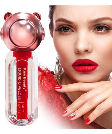 Nictules Matte lip gloss waterproof durable beauty cosmetics for bare lip gloss long lasting nonsticky and nonfading - Buy Online on GoSupps.com