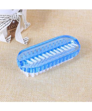 4pcs Nail Brush Two-sided nail brush cleaner Scrubbing Brushes for Nail Makeup (Random Color) - Buy Online on GoSupps.com