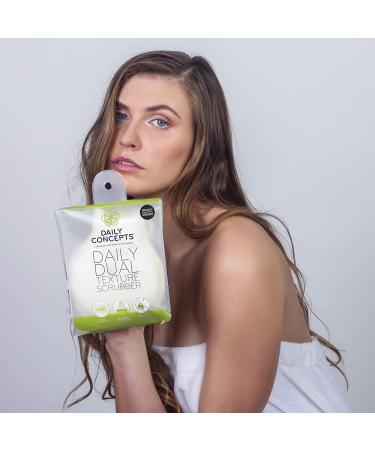 Daily Concepts Dual Texture Scrubber - Exfoliate & Cleanse Gently - Buy Online on GoSupps.com
