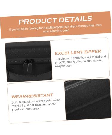FOMIYES 2 Pcs Hair Dryer Storage Bag Waterproof Hard Case Hair Dryer Hard Organizer Bag Hair Dryer Bag Curls - Buy Online on GoSupps.com