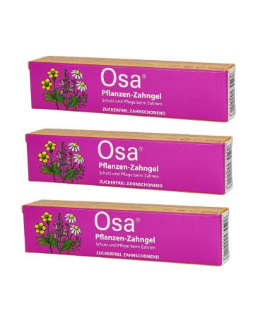 Osa herbal toothpaste I 3x 20g in a value pack I plus PharmaPerle giveaway