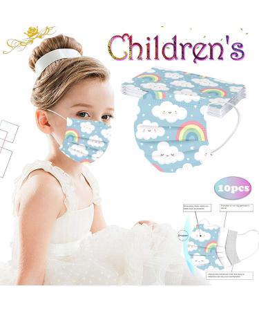 Celendi 50Pcs Cartoon Kids Face_Masks Disposable_Mask 3 Ply Breathable Anti Dust Face Filter Protection with Elastic Earloop - Buy Online on GoSupps.com