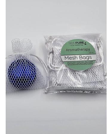 Spa Pure Aromatherapy Shower Bomb Mesh Bag | Extends Shower Life | 10 Count Pack - White - Buy Online on GoSupps.com