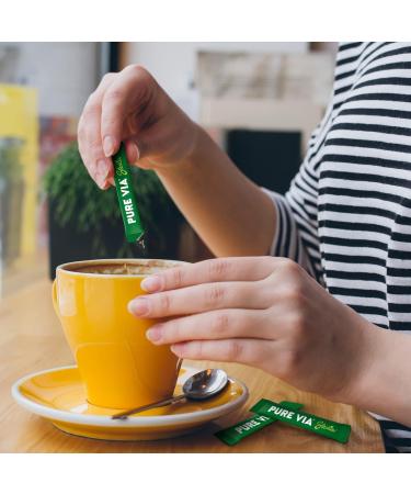 Pure Via - Stevia - Sticks - Zero Calories Zero Sugar 300 sticks - Natural Alternative to Sugar | 300g - Buy Online on GoSupps.com