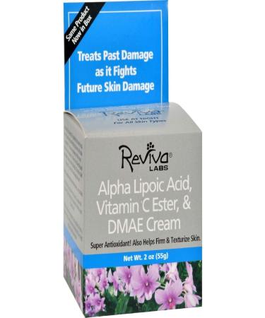 Reviva Labs Alpha Lipoic Acid Vitamin C Ester & DMAE Cream - 2 oz | Anti-Aging Skincare International Shipping - Buy Online on GoSupps.com