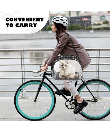 The Fellie Cat Carrier Airline Approved Pet Carrier for Cats and Puppy Foldable Cat Carrier with Shoulder Strap & Soft Mat Pet Travel Portable Bag Home for Small Dogs Cats Black - Buy Online on GoSupps.com