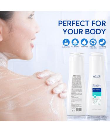 Daily Moisturizing Body Wash - Pure Coconut Organic Plant Extracts for Whitening & Nourishing Skin - 13.52 Fl Oz - Buy Online on GoSupps.com
