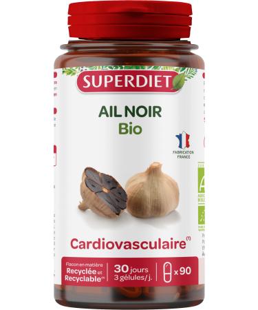 SUPERDIET - ORGANIC BLACK GARLIC - 90 capsules