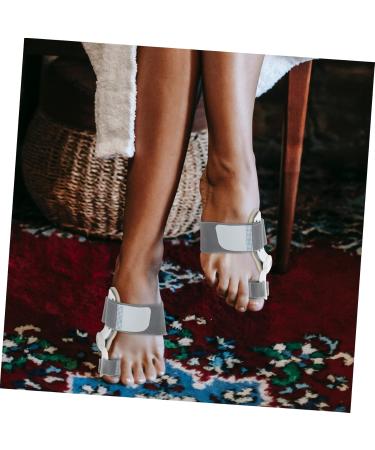 FRCOLOR 4 Pcs Hallux Protector & Bunion Separator - Overlapping Thumb Straightener Grey - Comfort & Relief for Foot Pain - Buy Online on GoSupps.com
