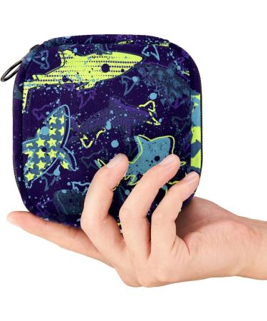 Camouflage Shark Menstrual Cup & Nursing Pad Holder - Portable Period Kit Bag - Color 4 - Buy Online on GoSupps.com