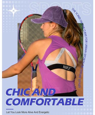 8-Piece Backless Ponytail Caps for Women | Adjustable High Messy Bun Baseball Hats | Sun Visor & Curl Cap for Natural Curly Hair - Buy Online on GoSupps.com