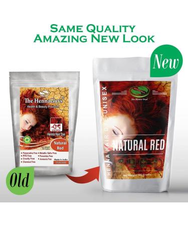 Natural Red Henna Hair & Beard Dye 100g - Chemical Free Hair Color | The Henna Guys - Buy Online on GoSupps.com