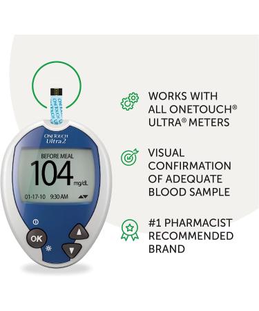 120 OneTouch Ultra Test Strips for Diabetes | 2 Boxes of 60 Count Glucose Test Strips | Diabetic Blood Sugar Monitor Supplies - Buy Online on GoSupps.com