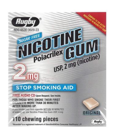 NICOTINE GUM 2 MG KIT ***RUG Size: 110