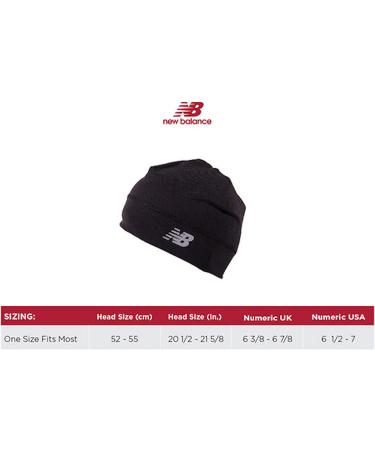 New Balance Lightweight Running Skullcap Beanie Cap - Black - Buy Online on GoSupps.com