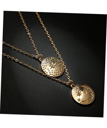 FOYTOKI 2 Necklaces A Necklace Jewelry Necklace Choker Layered Women Necklace Pendant Multi-layer - Buy Online on GoSupps.com