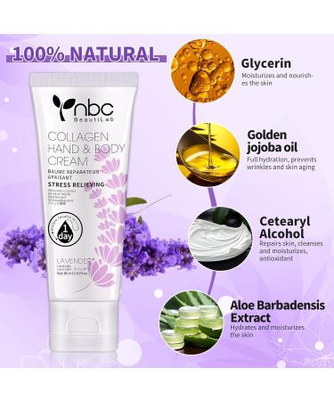 NBC Beautilab Hand Cream for Dry Skin Relieves and Repairs Extremely Dry Cracks 3 Pieces Durable and Non-Oily Hand Lotion Travel Size - Buy Online on GoSupps.com