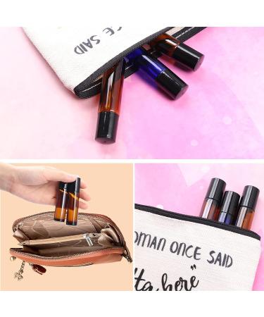 Shengo 10ml Roll-On Glass Bottles Set | 20 Essential Oil Bottles with Funnel Syringe & Sticker - Perfect for DIY | International Shipping - Buy Online on GoSupps.com