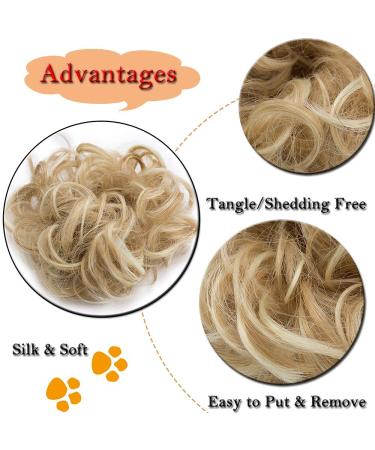 SEGO Hair Part Dutt Hair Tie - Voluminous Hair Extensions for Updos | Dark Blonde & Blond #18H613-1 | 50g & 30g - Buy Online on GoSupps.com